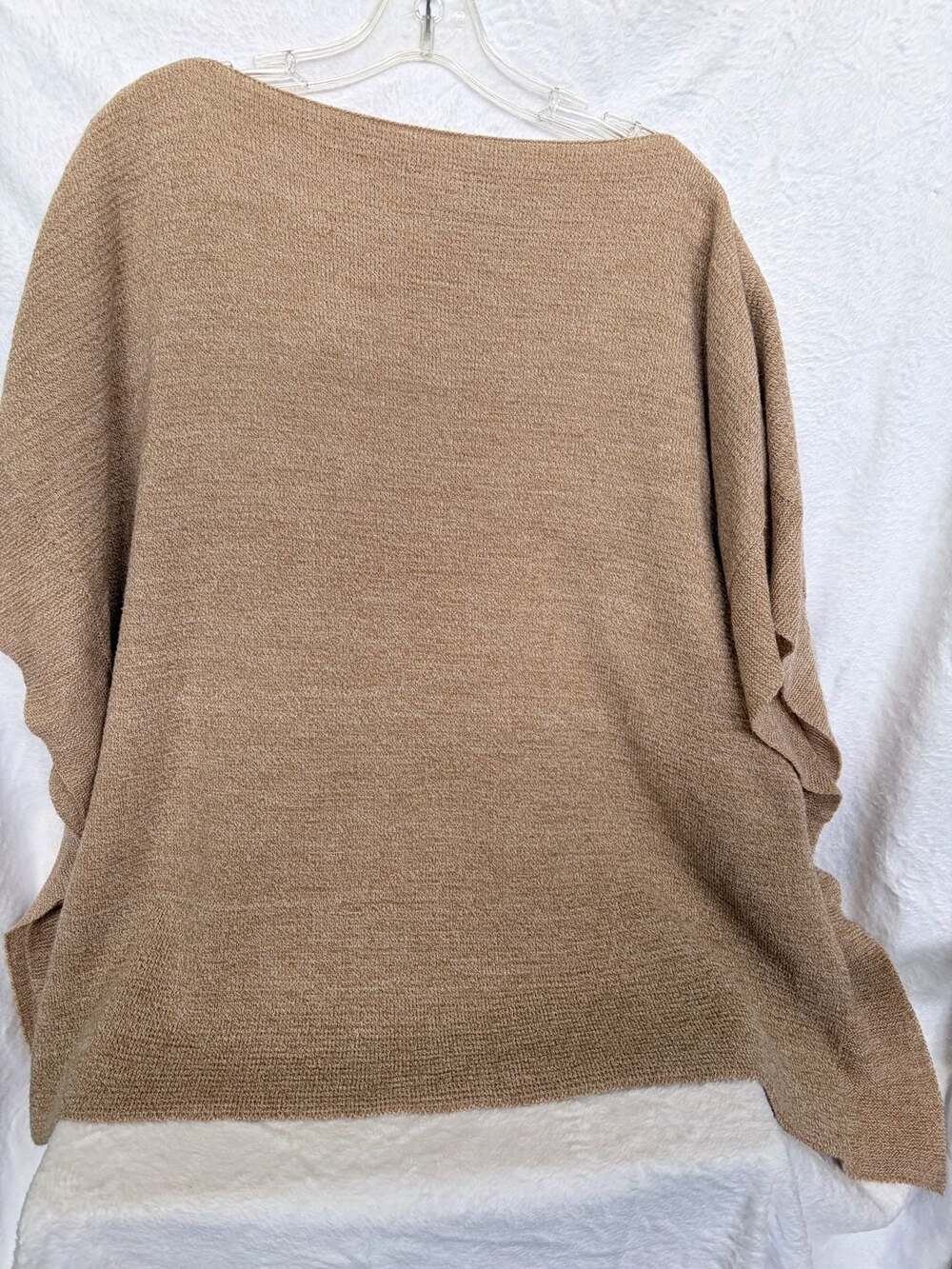 Oversize Women's Short Sleeve Knit Sweater